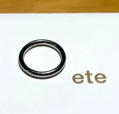 ete オブジェ シン リング 13号 プラチナム SV925 お値下げ中
