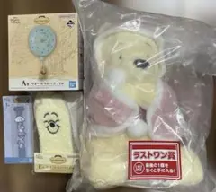 一番くじWinter Days くまのプーさんA E I賞　ラストワン賞セット