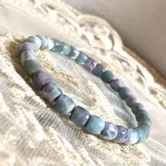 ◆パープルラリマー◆ドミニカ共和国産◆ブレスレット◆天然石◆#ha◆