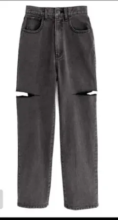 【新品未使用】GRL スリットデニムワイドパンツ