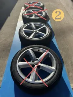 中古ホイールとタイヤパレット Audi・VERTINI・アウディ・アルミ 
