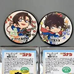 名探偵コナン　大阪城本陣　戦国かるた　缶バッジ　松田陣平　萩原研二