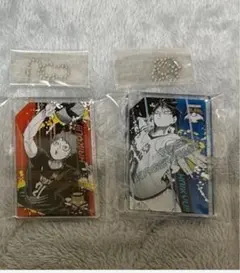 ハイキュー 及川徹の全員倒す ドミノ風アクリルキーホルダー