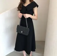 【新品未使用タグ付】ワイドカラーワンピース