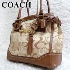COACH Hamptons Signature Braided Tassel - メルカリ