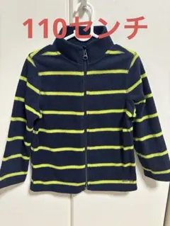 GAP フリースジャケット 110cm ネイビー/イエロー