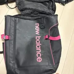 New Balance バックパック ブラック/ピンク