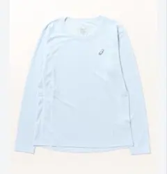 ASICS ライトブルー 長袖シャツ ウィメンズ ランニング