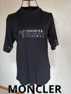 Moncler 【❣️お値下げ】黒ロゴ入り 半袖Tシャツ サイズS（M可）
