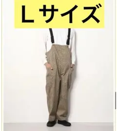 Butch&Phillip　プリントオーバーオール レオパードサロペット L