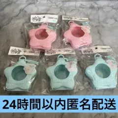 ぬい活 窓付ケース 星型 5点セット　推し活　セリア ピンク 水色
