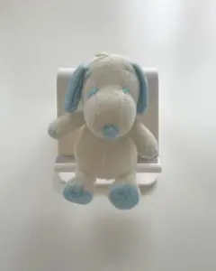 スヌーピー　ミニぬいぐるみ　水色