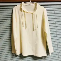 Gazon ニット セーター 長袖 レディース 9号 クリーム色