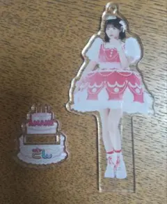 FRUITS ZIPPER 月足天音 かがみラッフルくじ アクリルキーホルダー