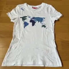 Puma プーマ　世界地図プリント Tシャツ♪