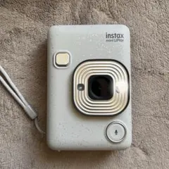 チェキ instaxminiliplay リプレイ ホワイト ホワイトストーン