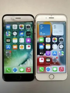 ［美品］iPhone6s 2台 ゴールド シルバー 32GB 64GB