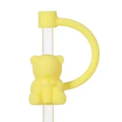 スターバックス　ミステリーカラーチェンジ べアリスタ　ストローキャップ　イエロー