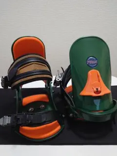 FLUX BINDINGS フラックス グリーン × オレンジ Lサイズ 美品