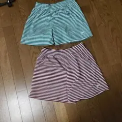 FILA ストライプショートパンツ 2点セット