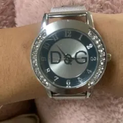 お値下げ！D&G シルバー アナログ腕時計