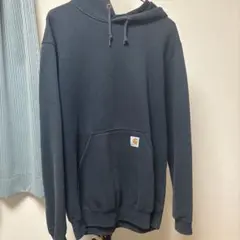 Carhartt ネイビー フード付きパーカー S