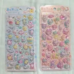 うるちゅるポップシール　サンリオキャラクターズ　2枚セット