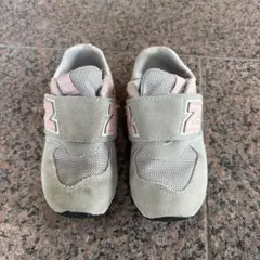 new balance スニーカー グレー/ピンク