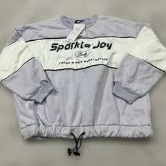 新品！キッズ子ども女の子トップス長袖トレーナー裏起毛１５０センチ