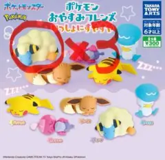 ポケモン おやすみフレンズ いっしょにすやすや　メリープ　3点セット