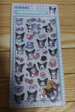 【新作】第二弾 Kuromi 3Dステッカーシール サンリオ