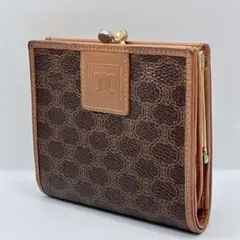 CELINE セリーヌ　トリオンフ　がま口　二つ折り財布　PVC ヴィンテージ