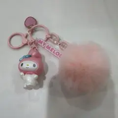 マイメロディ ぬいぐるみ キーホルダー ピンク