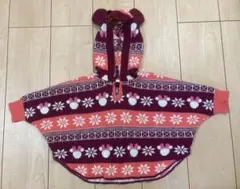 ニットポンチョ　90 ミニーちゃん　ディズニー