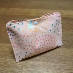 ハンドメイド　バッグインバッグ　ポーチ