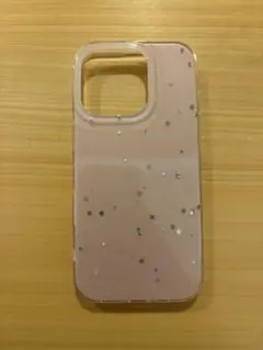 ピンクの星型ラメ入り　iPhone16pro