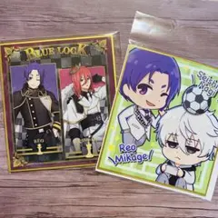 《匿名配送》ブルーロック 色紙 マルイ チェス 凪誠士郎 御影玲王 千切豹馬