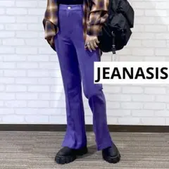 【美品】JEANASIS ジーナシス レディース フレアパンツ Mサイズ 紫