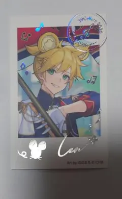 ミクCulture39 2025 箔押しカード 缶バッジ 鏡音レン - メルカリ