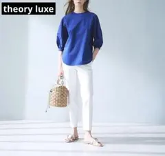 セオリーリュクス☆FEISY ドッキングカットソー ロイヤルブルー