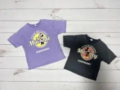 リトシー　ミッキー　ミニー　Tシャツ　お揃い　110サイズ　90サイズ