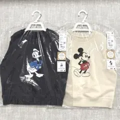 100 ユニクロ スウェットシャツ ミッキー ドナルド