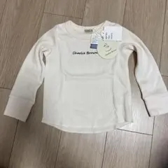 アプレレクール　新品　チャーリーブラウン　ワッフルロンT 100