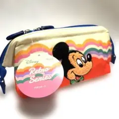 【お値下げ】ミッキーマウス ポーチ スケーター ディズニー レトロ 新品