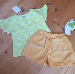 ロゴス LOGOS カットソー ズボン セット ラグカウ 刺繍