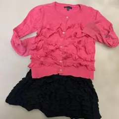 HUSHUSH GAP カーディガン　スカート　140cm