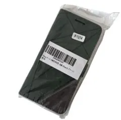 【新品】iPhone13用手帳型ケース スマホケース カード収納 グリーン