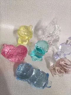 ブルー生き物セット♡ 大きいサイズ♡ アクリルアイス アクリル