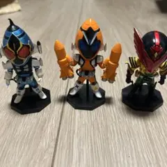 仮面ライダーフィギュア、3個セット！