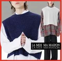 LA MER MA MAISON★LMMM KNIT VEST PIECE